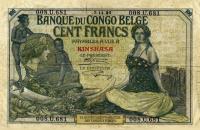 p11b from Belgian Congo: 100 Francs from 1912